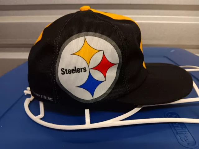 VTG 80s 1980 Pittsburgh Steelers NFL Football Helmet Cap Hat Size Snapback.