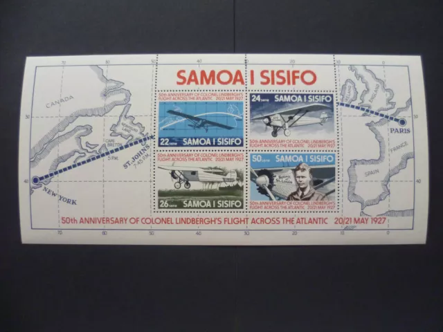 SAMOA MiNr.: Block 13, Flugzeug ** postfrisch MNH