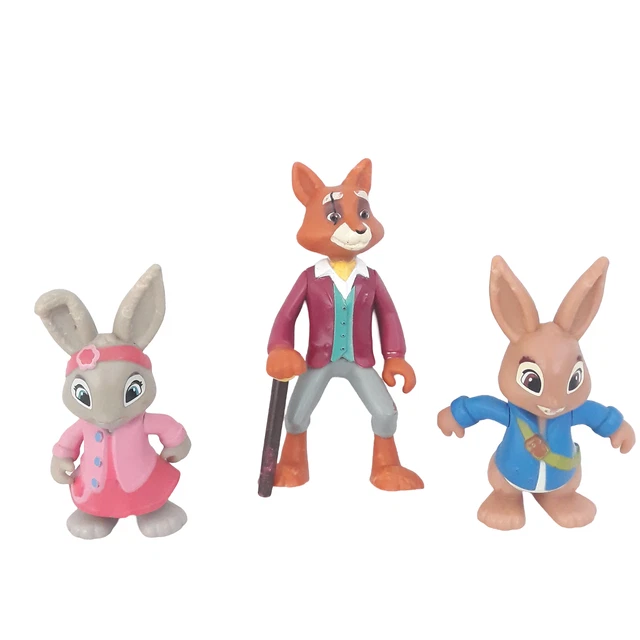 PETER RABBIT FIGURES - Lily Bobtail Mr Todd Fox - SEE DESCRIPTION £7.99 ...