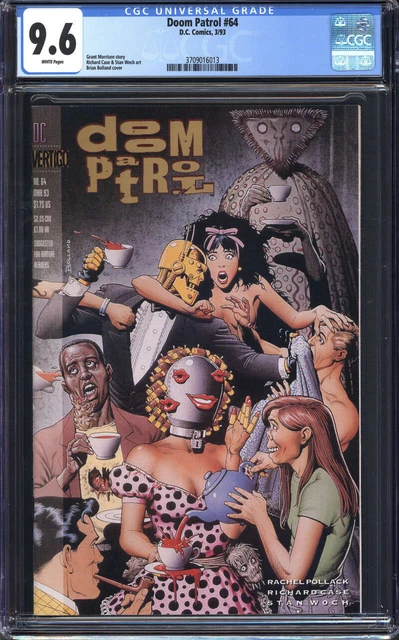 Doom Patrol #64 Cgc 9.6 White Pages // Dc Comics 1993