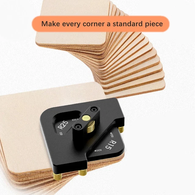 QWORK® Lot De 8 Gabarits De Défonceuse à Rayon R5 R10 R15 R20 R25