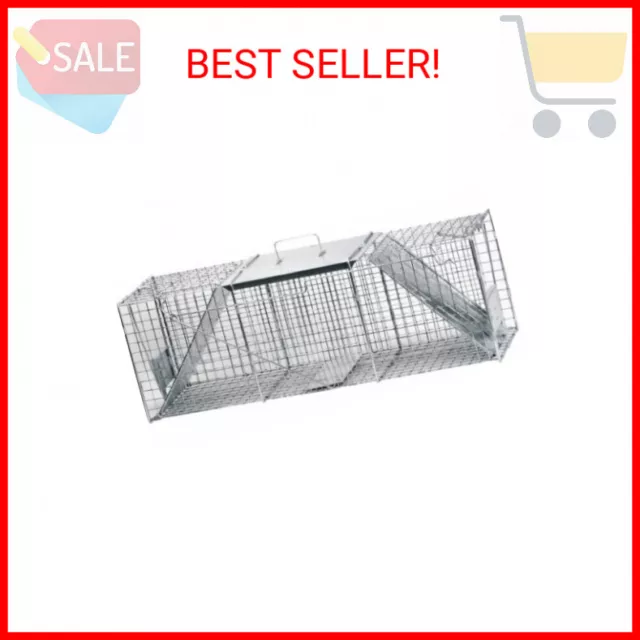 Havahart 1045SR Large 2-Door Humane Catch and Release Live Animal Trap for Armad
