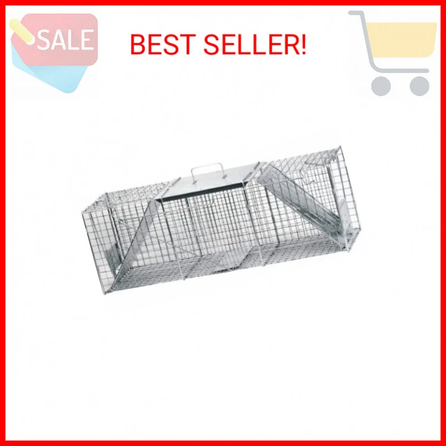 Havahart 1045SR Large 2-Door Humane Catch and Release Live Animal Trap for Armad