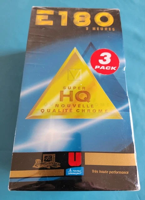 Lot De 4 Cassettes VHSC FUJI HQ+ EC-45 PAL SECAM - 45 Minutes - NEUVES Sous Blister