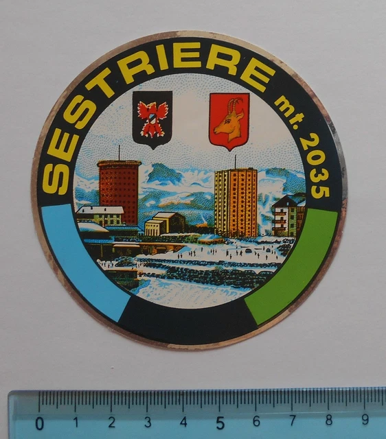 ADESIVO VINTAGE STICKER AUTOCOLLANT AUFKLEBER ORIGINAL ANNI