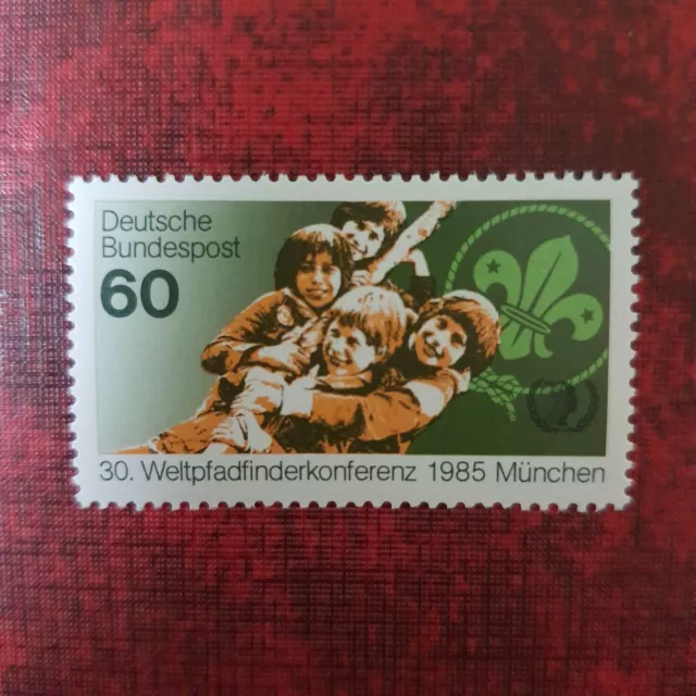 Briefmarke Bund BRD 1985, Michel 1254, Pfadfinder, postfrisch