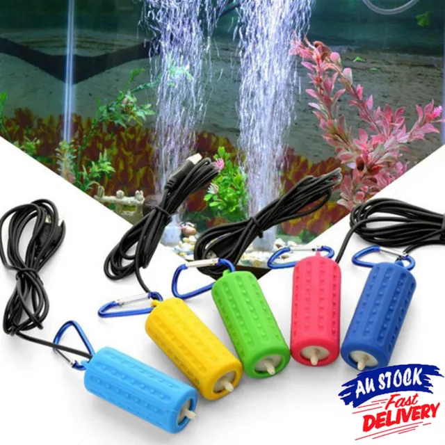 Ultra Silent Portable Mini USB Aquarium Fish Tank Oxygen Air Pump Energey Saving