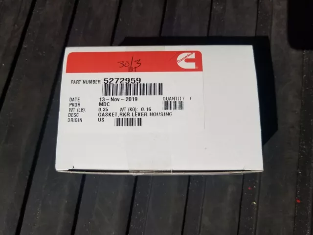 Genuine Cummins 5272959 GASKET,RKR LEVER HOUSING OEM