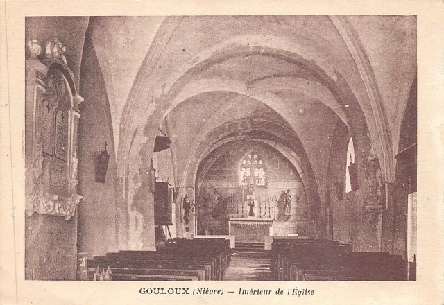 GOULOUX - Intérieur de l'Eglise