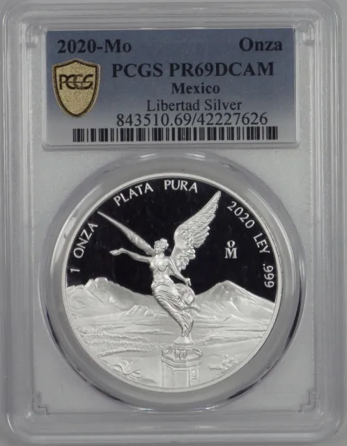 2020 1oz PCGS Uncirculated Proof Mexican Libertad Gorgeous Bright Cameo!