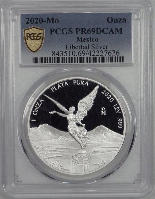 2020 1oz PCGS Uncirculated Proof Mexican Libertad Gorgeous Bright Cameo!