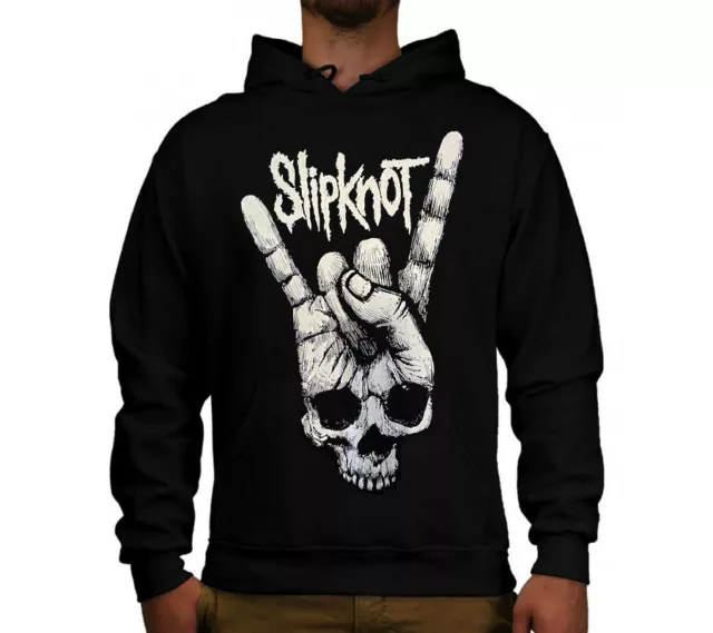 Slipknot Vintage Rock Band Black Hoodie