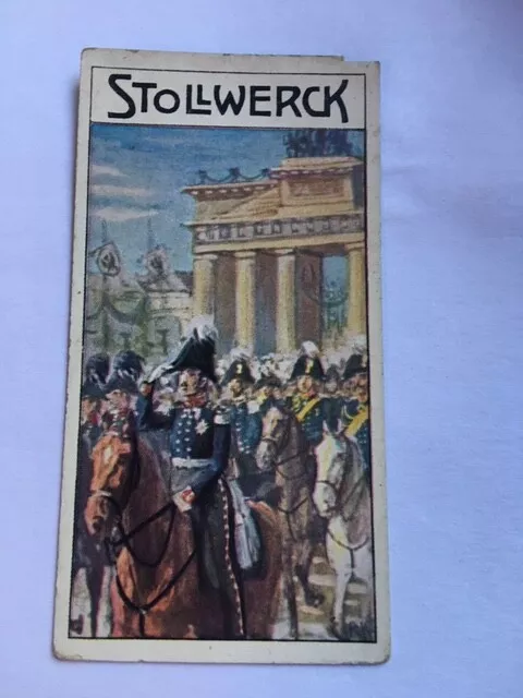 Stollwerck Gruppe 543 Nr.V Nr. 5 Aus Grosser Zeit Album 14 Sammelbild