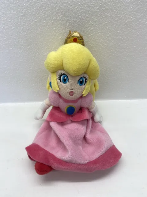 Super Mario Brothers Princess Peach 9" Plush Stuffed Doll Toy Nintendo