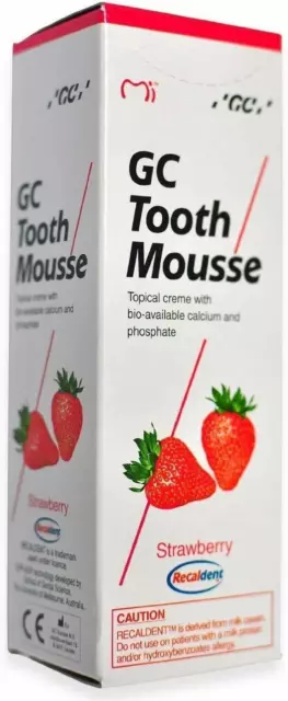 GC Dents Mousse (Fraise) (40g/35mL 3