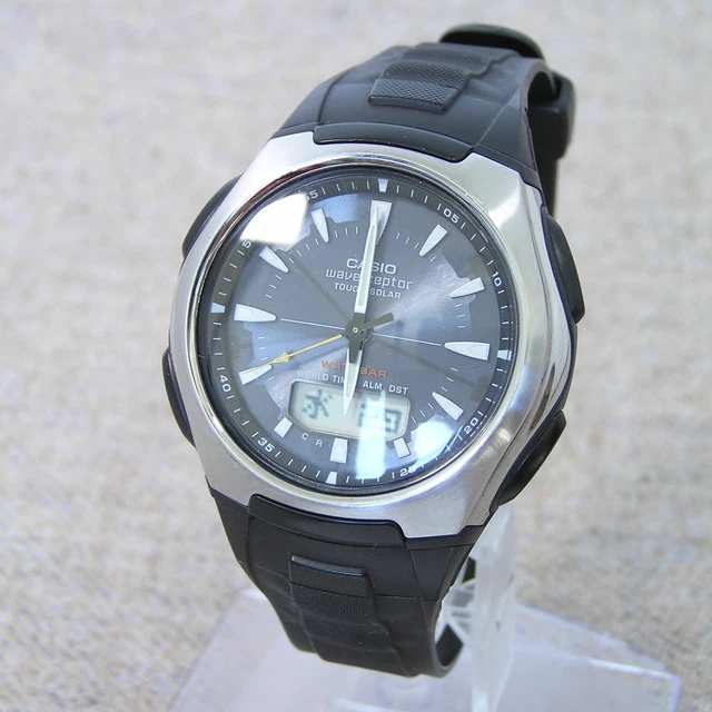 CASIO SOLAR WATCH Wave Ceptor WVA-430J Retro Japanese Exclusive Radio ...