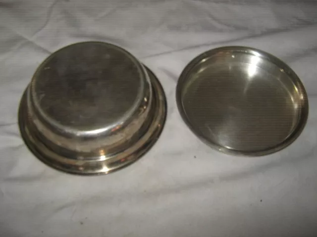 A Vintage Australian Crusader Silverplate Covered Jam, Butter Dish Bowl & Lid 3