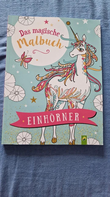 Malblock Malbuch Erwachsene Einhörner (Zustand neu, ungenutzt)
