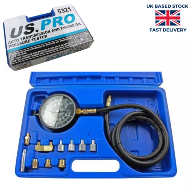 Kit strumenti misuratore di pressione olio motore trasmissione automatica US PRO Regno Unito