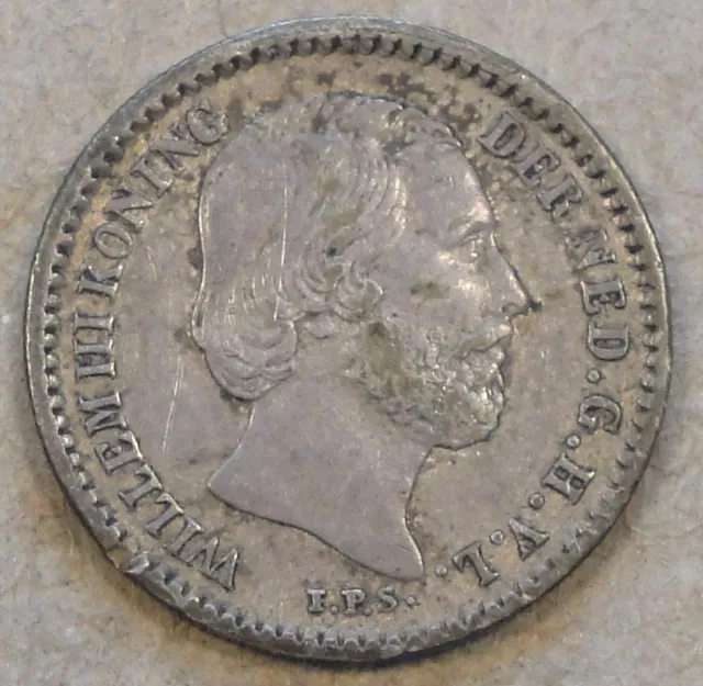 Netherlands 1889 Ten Cents Better Circulated Grade As Pictured