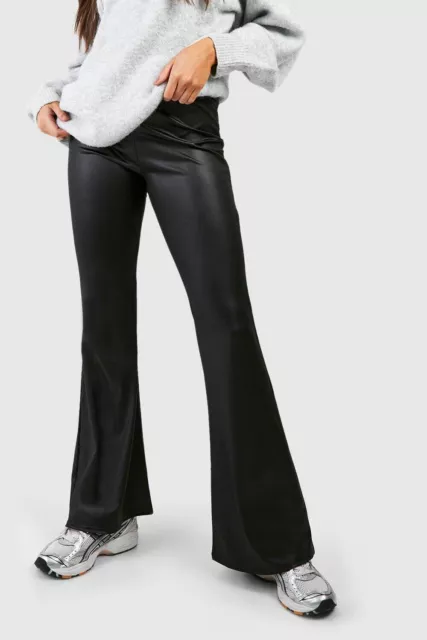 Boohoo Sequin Fringed Flared Trousers in White | Lyst