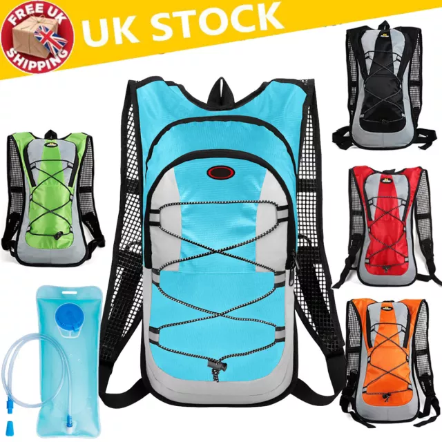 Outdoor Laufen Radfahren Wandern Hydratation Rucksack Westentasche für 2L Wassertasche