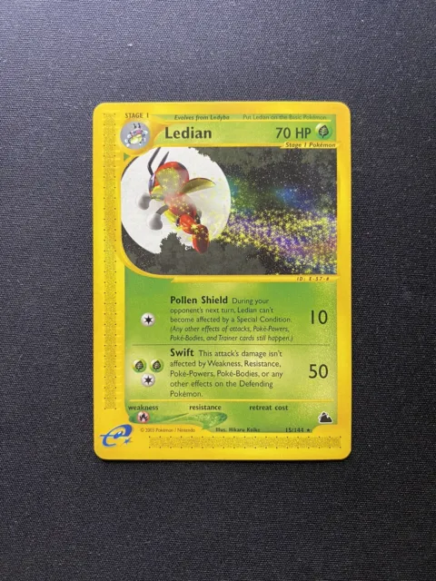 Pokemon Card Ledian Skyridge #15/144