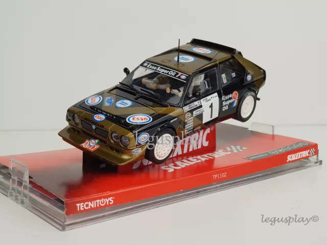 Slot car scx scalextric 6378 Lancia Delta S4 Esso - Tedeschini/Tabaton 3