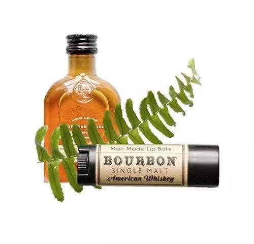 Whiskey Bourbon Flavored Chapstick Lip Balm Stocking Moisturizers Stuffers Men