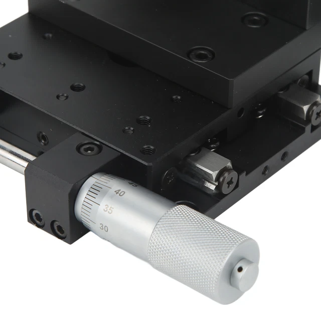 Manual Linear Stage Accurate Robust 59N Black Anodized Exterior Slide Table