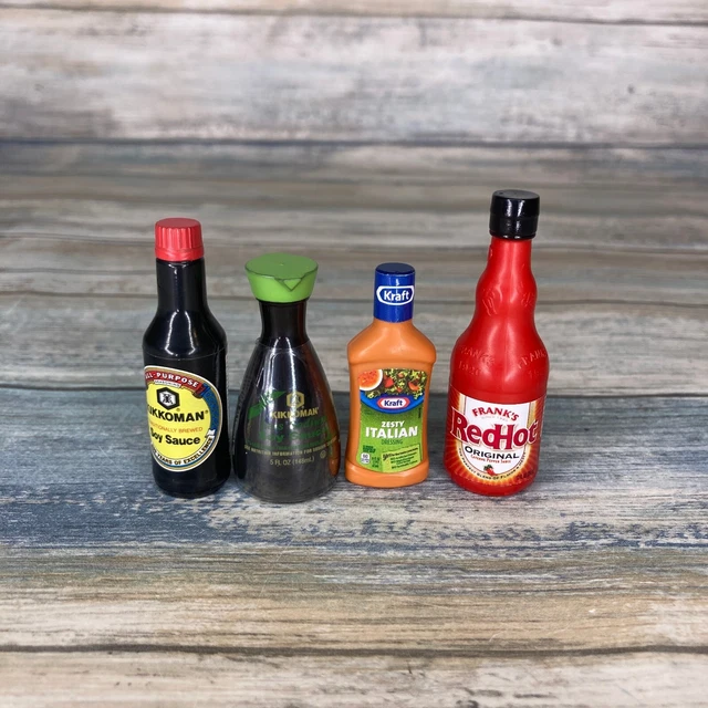ZURU 5 SURPRISE Mini Brands Kikkoman Soy Sauce Kraft Italian Franks Red