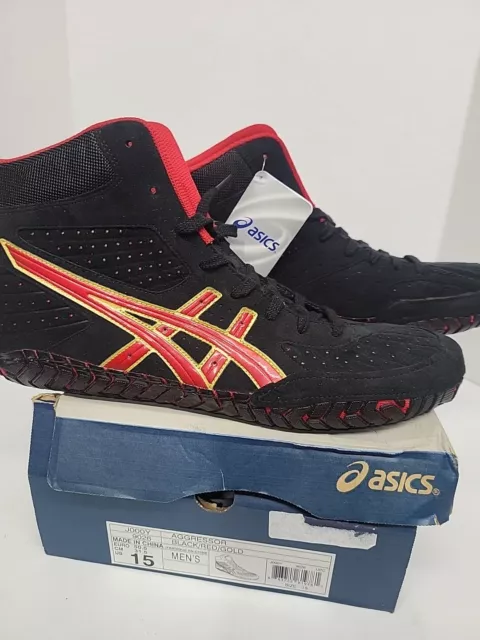 Asics Aggressor 1 Men Wrestling Shoes Size 15 New With Tags