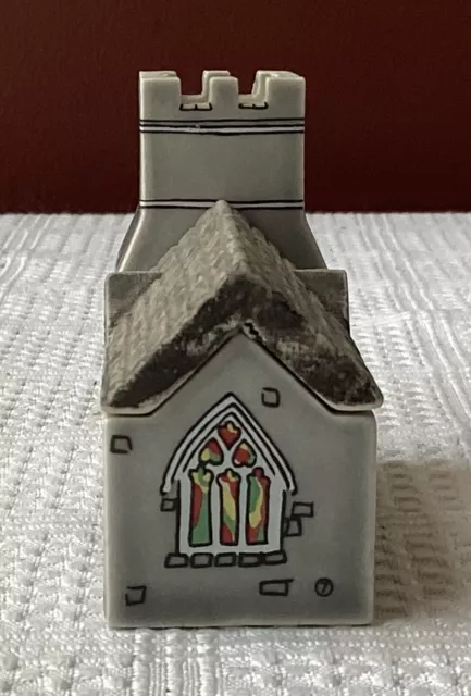 Vintage Wade Miniature Church Figurine, Made In England, 3” L 3