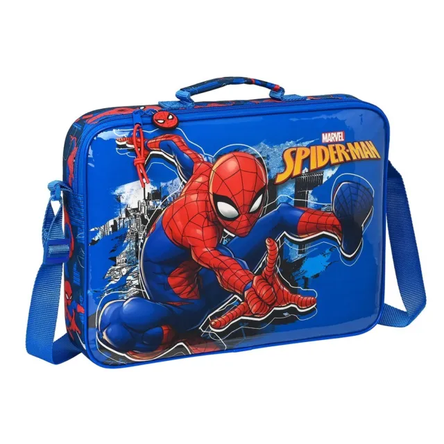 Cartable d'école Spiderman Great power Rouge Bleu