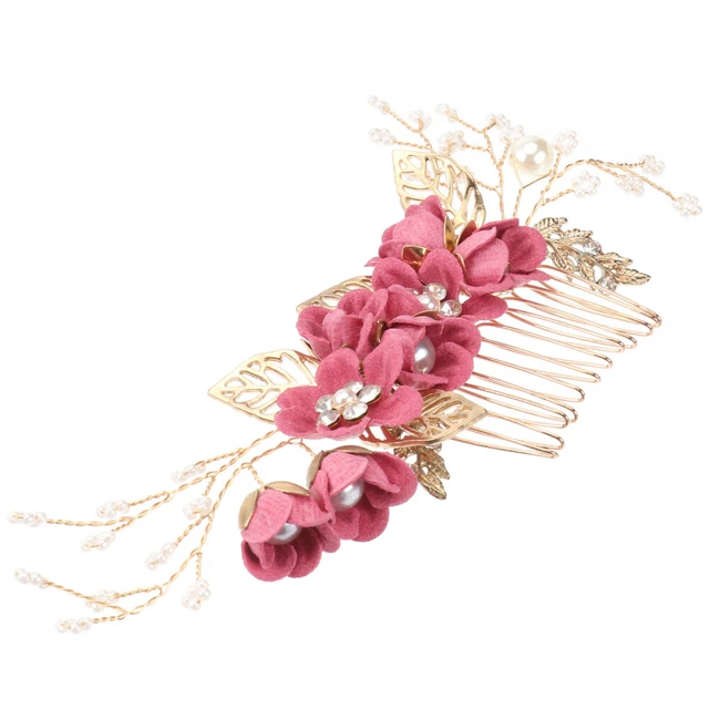 Pettine capelli moda cristalli copricapo lega strass sposa gioielli per capelli