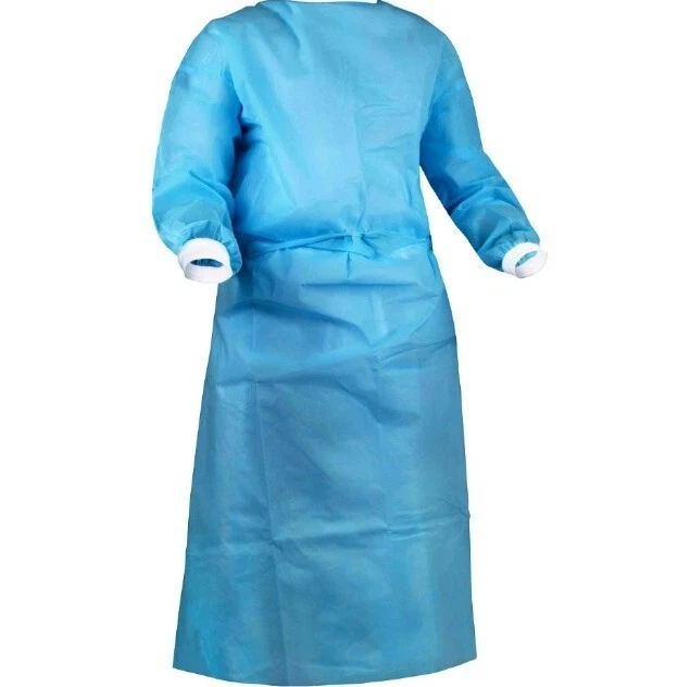 RS International disposable isolation gown level 2 pack of 10