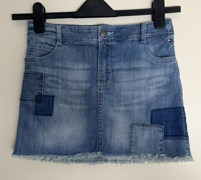 ✖️Tommy Hilfiger Girls Blue Denim Mini Skirt