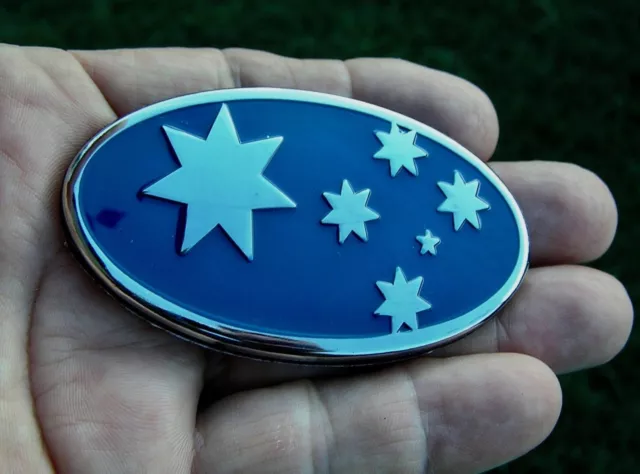 SOUTHERN CROSS CAR BADGE Blue Show Your Pride AUSTRALIA! fits HOLDEN or FORD