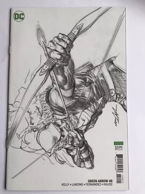 Green Arrow #48 Neal Adams Sketch Variant. Dc Universe Comic 2019 Nm