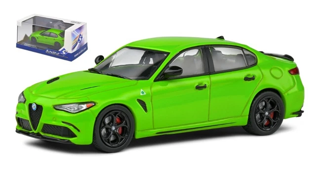 Modèle Réduit Alfa Romeo Giulia GTAm 2020 – Échelle 1/43 – Vert Montréal Métallisé – Die-Cast (Neuf)