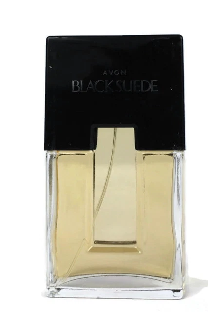 Avon Black Suede Men's  Eau De Toilette Spray 3.4 Fl Oz