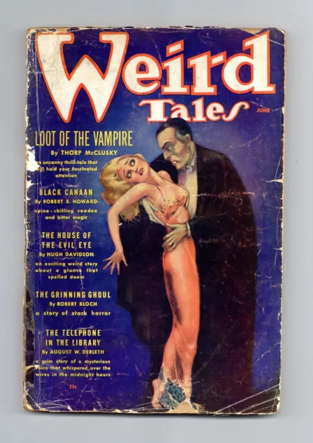 Weird Tales Pulp 1st Series Vol. 27 #6 GD- 1.8 1936