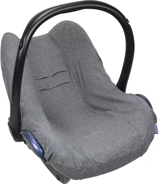 Dooky universal car seat cover for group 0+ car seats in Dark Grey Melange