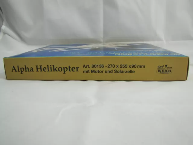 Weiko 1:50 80136 Solarholzbausatz Alpha Helikopter A 003 - 3D Puzzle Holz 3