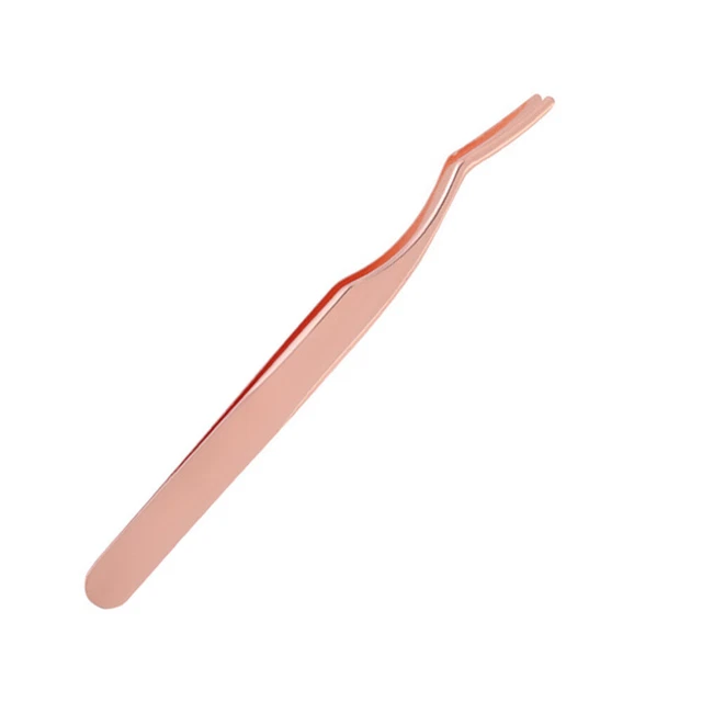 2 PCS Eyelash Extension Clip Lash Extensions Tweezers Fake Eyelashes