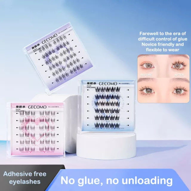 Beauty Self-Adhesive Long Extension Eyelashes Cosmetics Lashes Glue-Free False