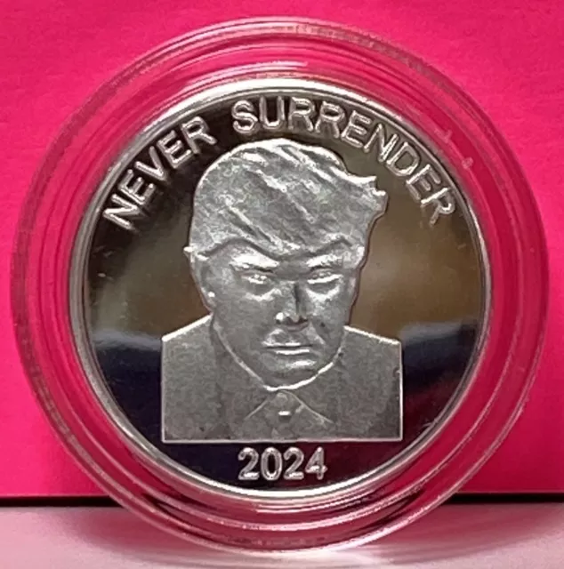 2024 TRUMP  MUGSHOT -  1/10 oz .999 silver EXCLUSIVE - ONLY 350 Minted!!