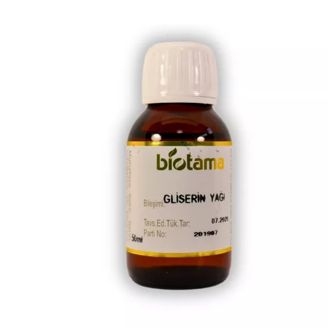 Biotama Glycerinöl 50 ml Pharmaqualität Glycerin Öl Gliserin Yağı