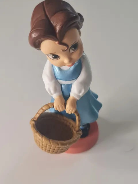 Disney Store Animator Princess Belle Toddler Toy Figure Cake Topper Beauty Beast