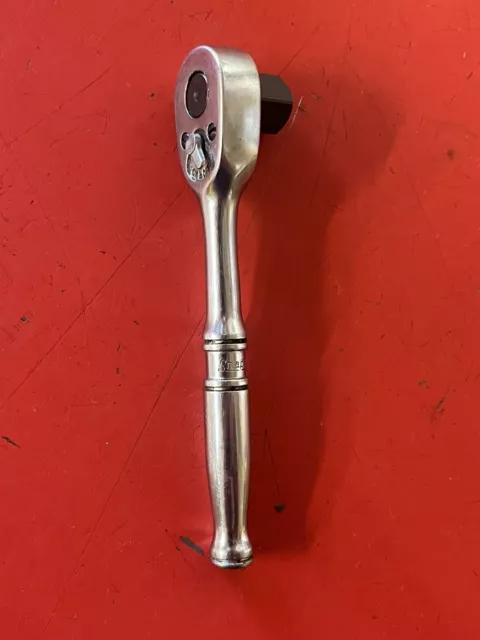 Snap-on FM70 - Stubby Chrome 3/8” Drive, 4-1/2” Long Ratchet JUST REBUILT